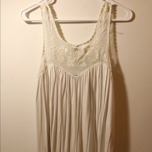 Floral crochet American Eagle Tank